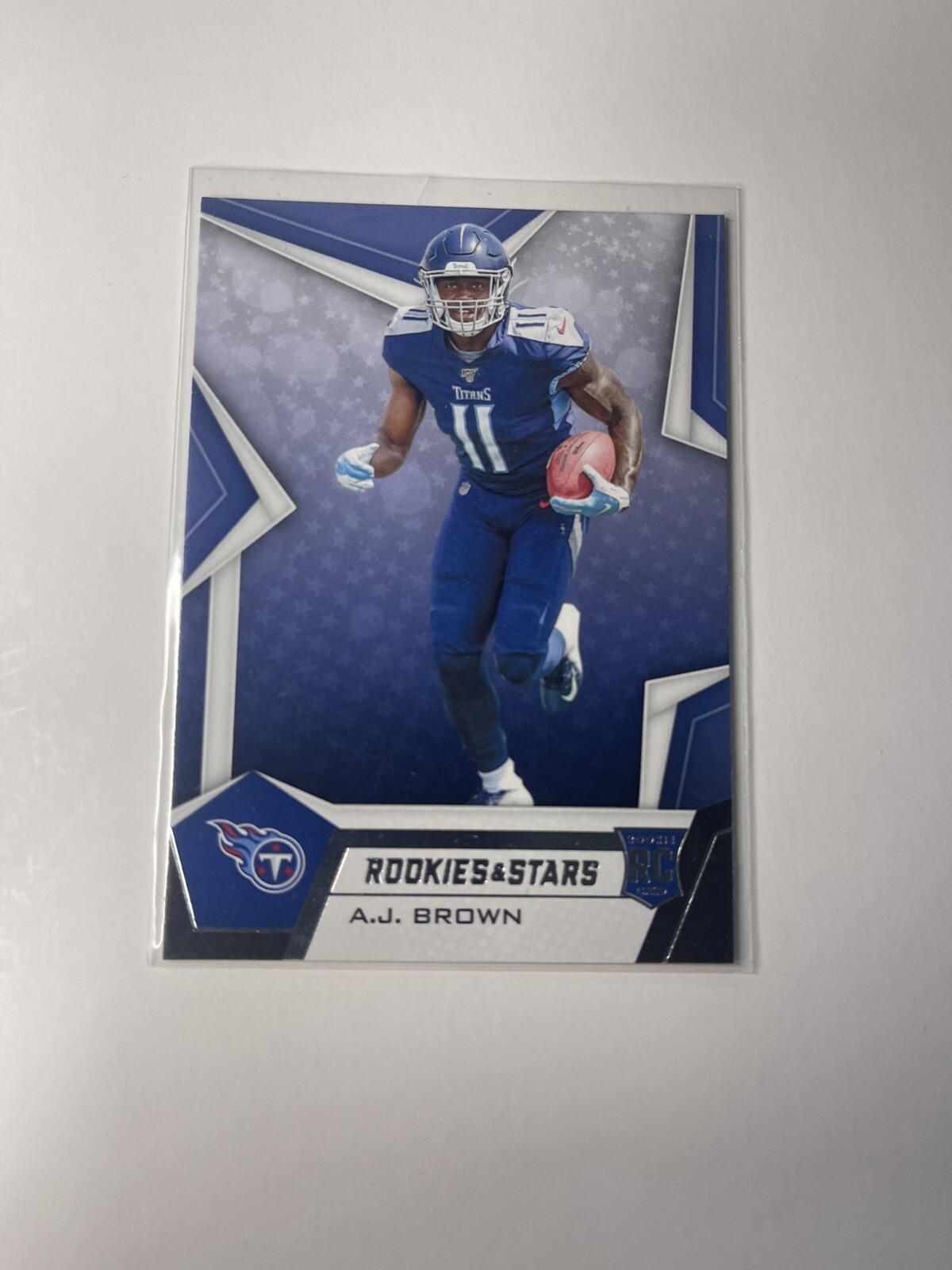 2019 Rookies & Stars #140 A.J. Brown Rookie Card RC Titans Eagles