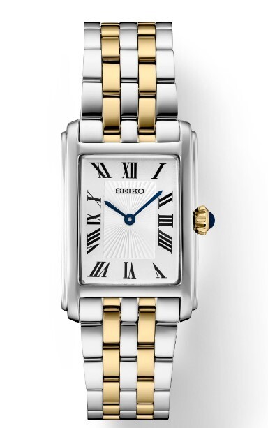 NEW SEIKO Essentials Lady TT Rectangle Women's Watch