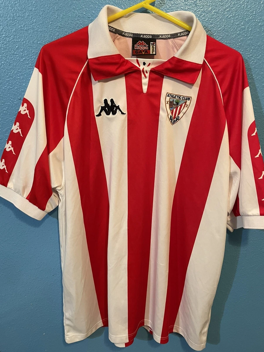 ATHLETIC CLUB BILBAO 1995/97 Kappa Home Football Shirt L Vintage Soccer  Jersey