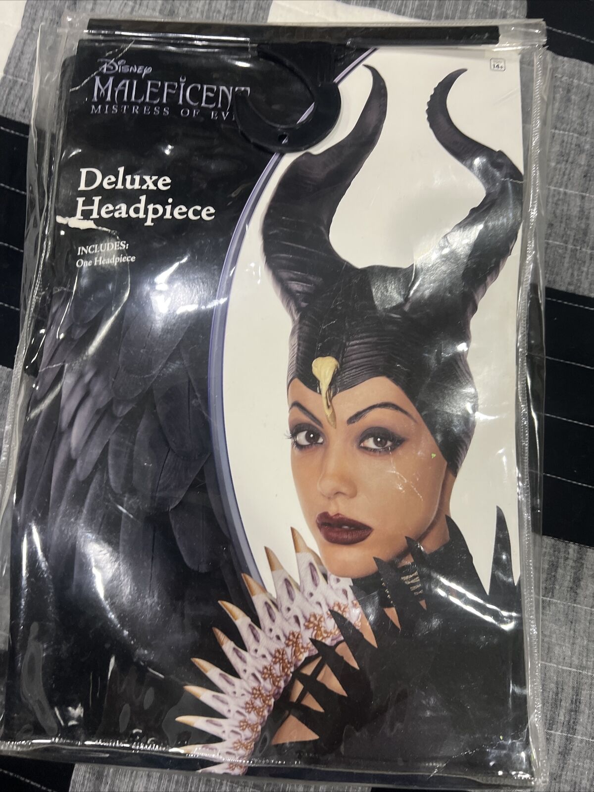 Women Maleficent Costume Disney Witch Black Horns… - image 1