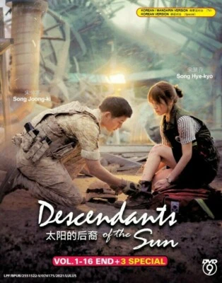 DVD DESCENDANTS OF THE SUN Vol.1-16END+3 Special English Sub All Region LIVRA...