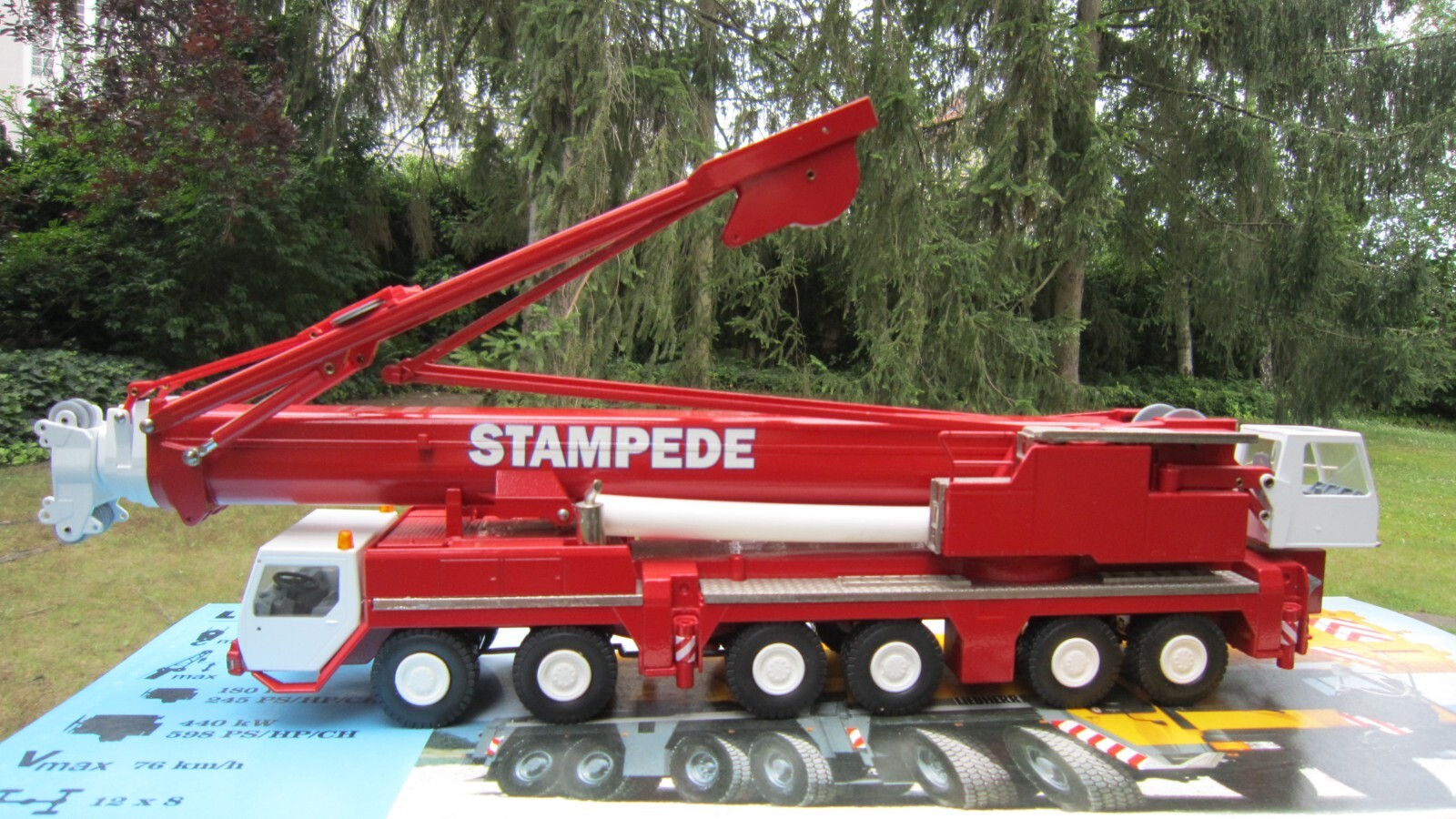 Grue Liebherr LTM 1300/1 Stampede Canada Conrad 2097/0 prestige en métal injecté