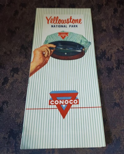 1963 CONOCO MAP OF YELLOWSTONE(H.M. GOUSHA) G - Picture 4 of 5