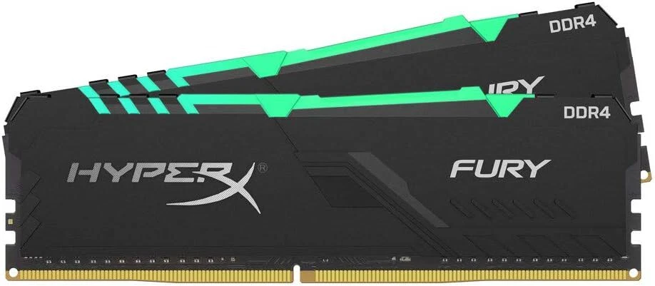 HyperX Fury 8GB 3200MHz DDR4 DIMM (Kit of 1) 1x8GB RGB RAM