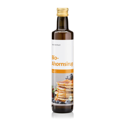 Bio-Ahornsirup Grad C | Zucker-/ Honigersatz | Karamellaroma | 500 ml (36,00 /L)