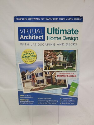 Virtual Architect Ultimate Home Design with Landscaping and Decks   