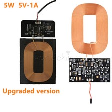 5W 5V 1A Wireless Charger PCBA Board Receiver Module  Coil Charging Module