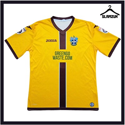 Maillot De Football Sutton United – Joma Home 2016/17, Taille L (ajusté), Occasion