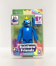 Rainbow Friends Series 1 BLUE 5in Figure w/Metallic Crown & Mystery Accessory