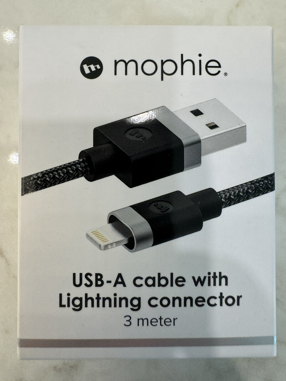 Mophie Lightning Cable MFI Certified for iPhone iPad iPod (10 Feet)-image
