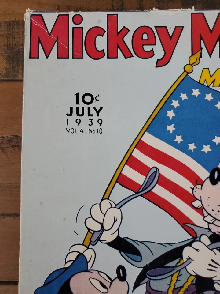 Mickey Mouse Disney 500 Piece 1972 Springbok Puzzle. Spirit of '76. July 1939  - Image 2 of 4