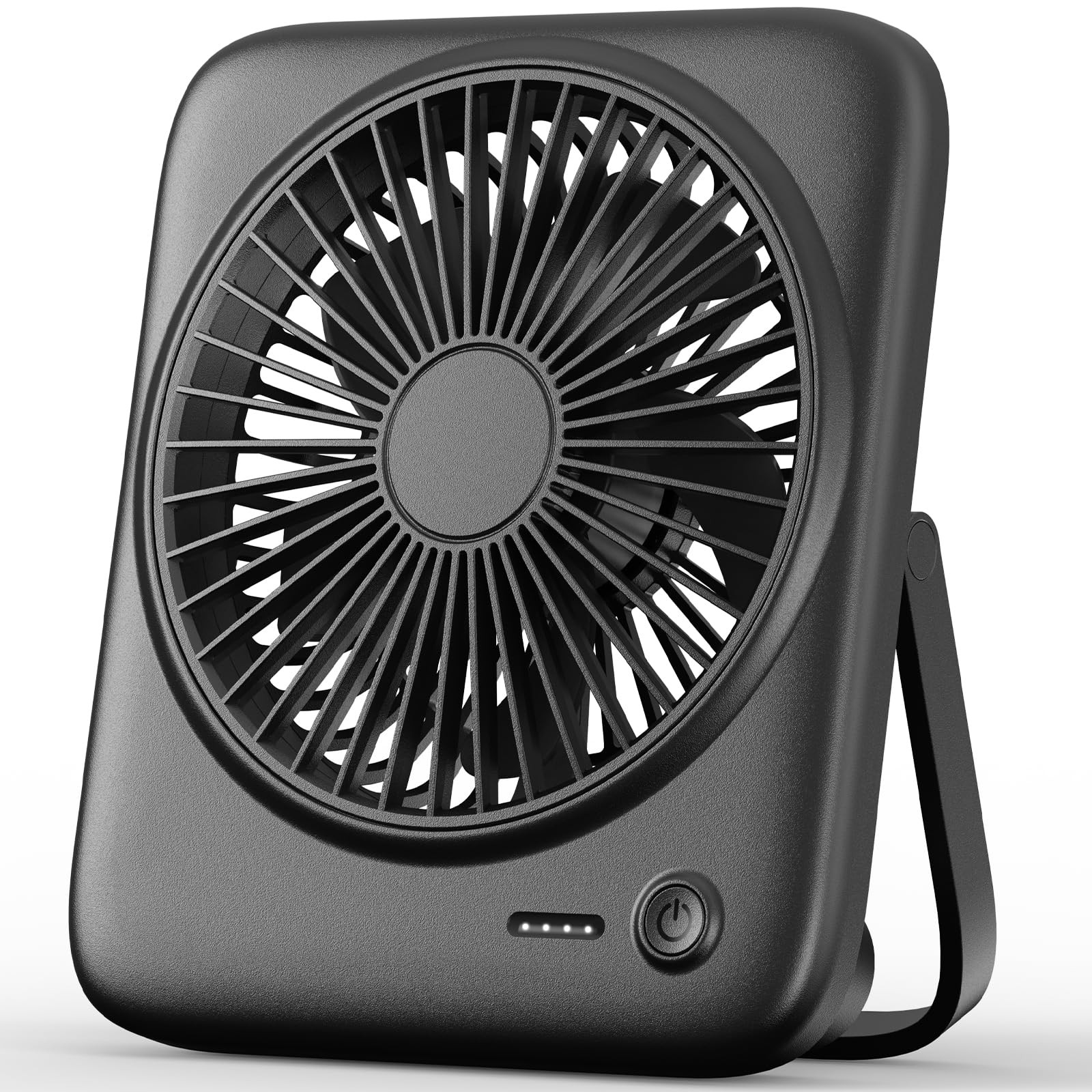 Otlonpe Portable Desk Fan 4000mAh Small Rechargeable Quiet Personal Fan Battery