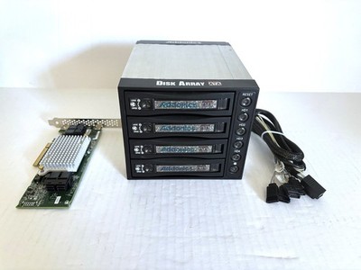 Addonics 4 x 3.5'' hot-swappable Disk Array & Adaptec 1000-16i HBA controller