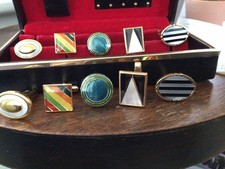 Lot of Very Nice 5 Pairs Vintage Cufflinks Swank Men's Jewelry