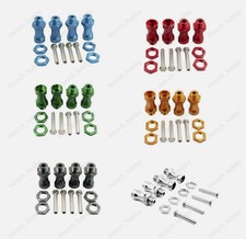 Aluminum 12mm to 17mm Wheel Hex Hub Adapter 30mm Extension 4Pcs for 1/10 RC Car