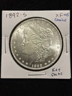 1892-S Morgan Silver Dollar $1 VERY RARE San Francisco KEY HARD DATE Choice XF