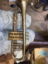 C.G. Conn 80a Victor Cornet 1918 - w/Original Case - RARE ANTIQUE