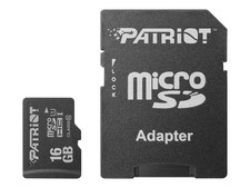 PATRIOT Memory PSF16GMDC10 16GB MicroSDHC Class 10 UHS-I 80MB/s Class 1 U1 