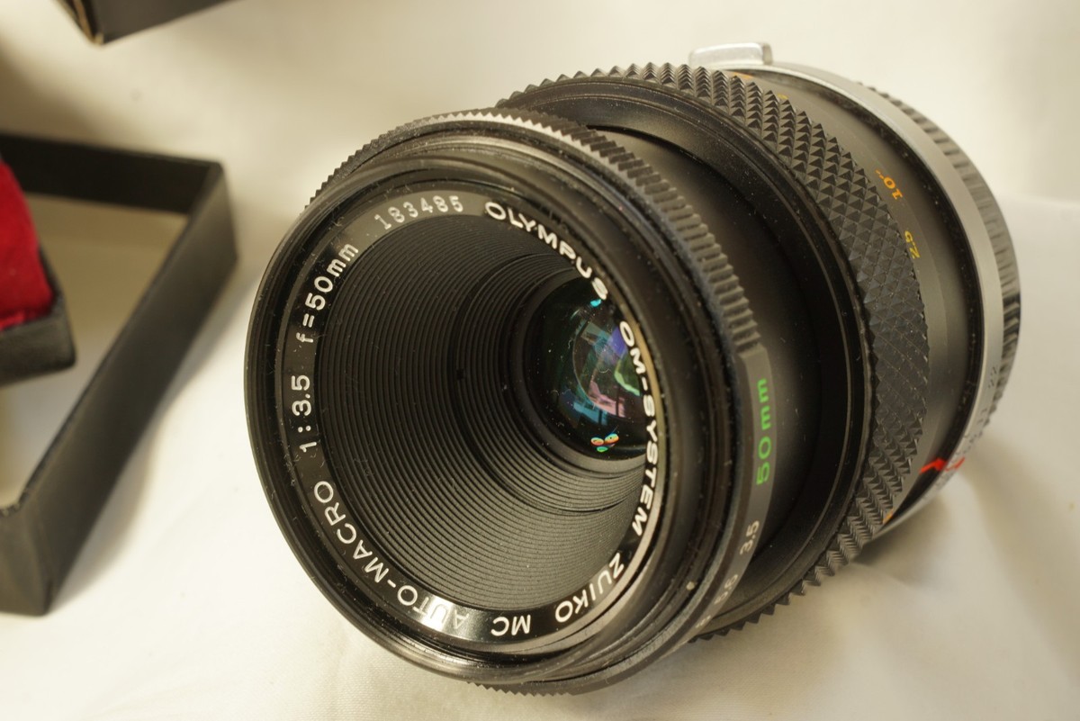 Olympus OM System ZUIKO MC Auto-Macro 50mm f3.5, w/ ext. tubes