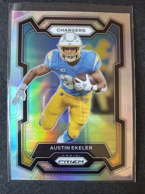 Austin Ekeler 2023 Panini Prizm Football Silver Prizm Los Angeles Charger #153