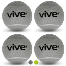 Vive Tennis Balls for Walkers, Pre Cut 4 PCS - Precut Walker Grey