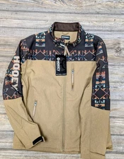 Mens Hooey Softshell Jacket Light Brown