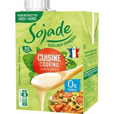 Sojade Organic Soya-based Cooking Cream 500ml - 4 Pack