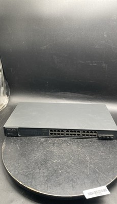 TP-Link JetStream 24-Port Gigabit Smart PoE Network Switch with 4 SFP Slots