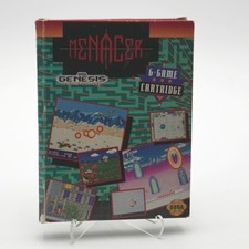 Menacer 6-Game Cartridge - CIB - Good Condition - Tested - Genesis