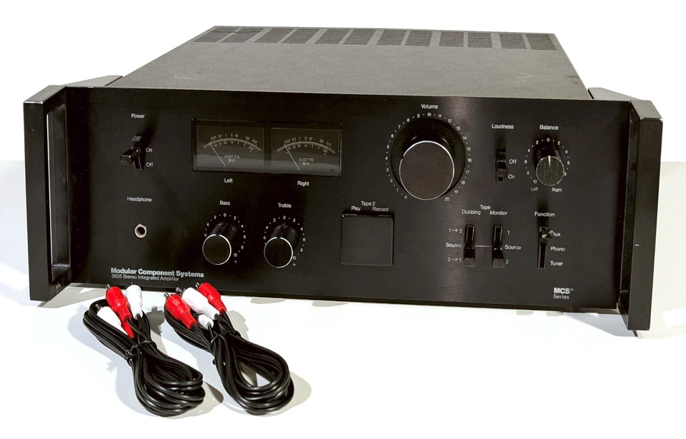 🔥【PRO SERVICE】MCS 3835 Stereo 70W Integrated Amp!Phono~PICK LED COLOR💥GUARANTY - Image 2 of 4