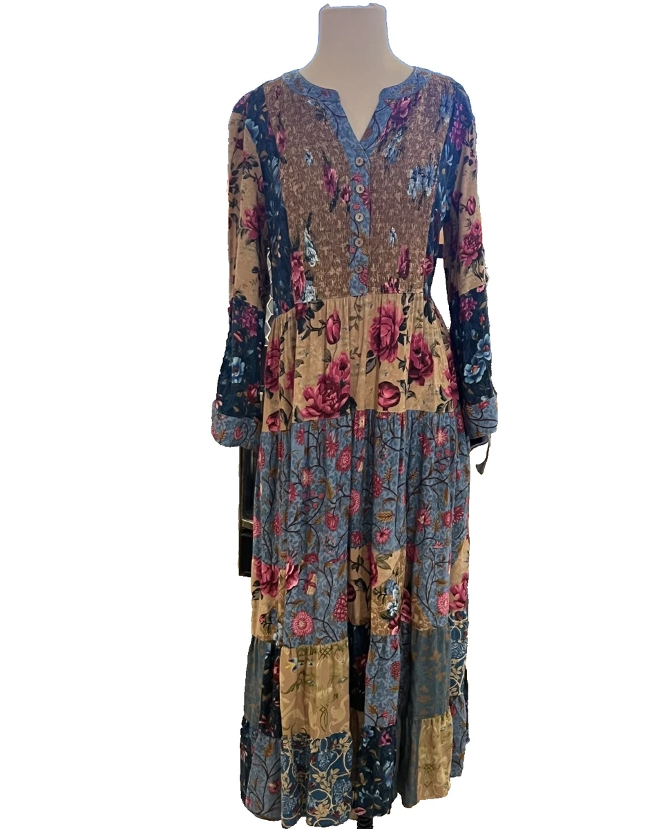 3/4 Sleeve Floral Maxi Dresses for Women for sale | eBay