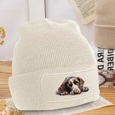 Entspannende Deutsch Kurzhaar Zeiger Hund Beanie Hunderasse Haustierliebhaber Geburtstagsgeschenk