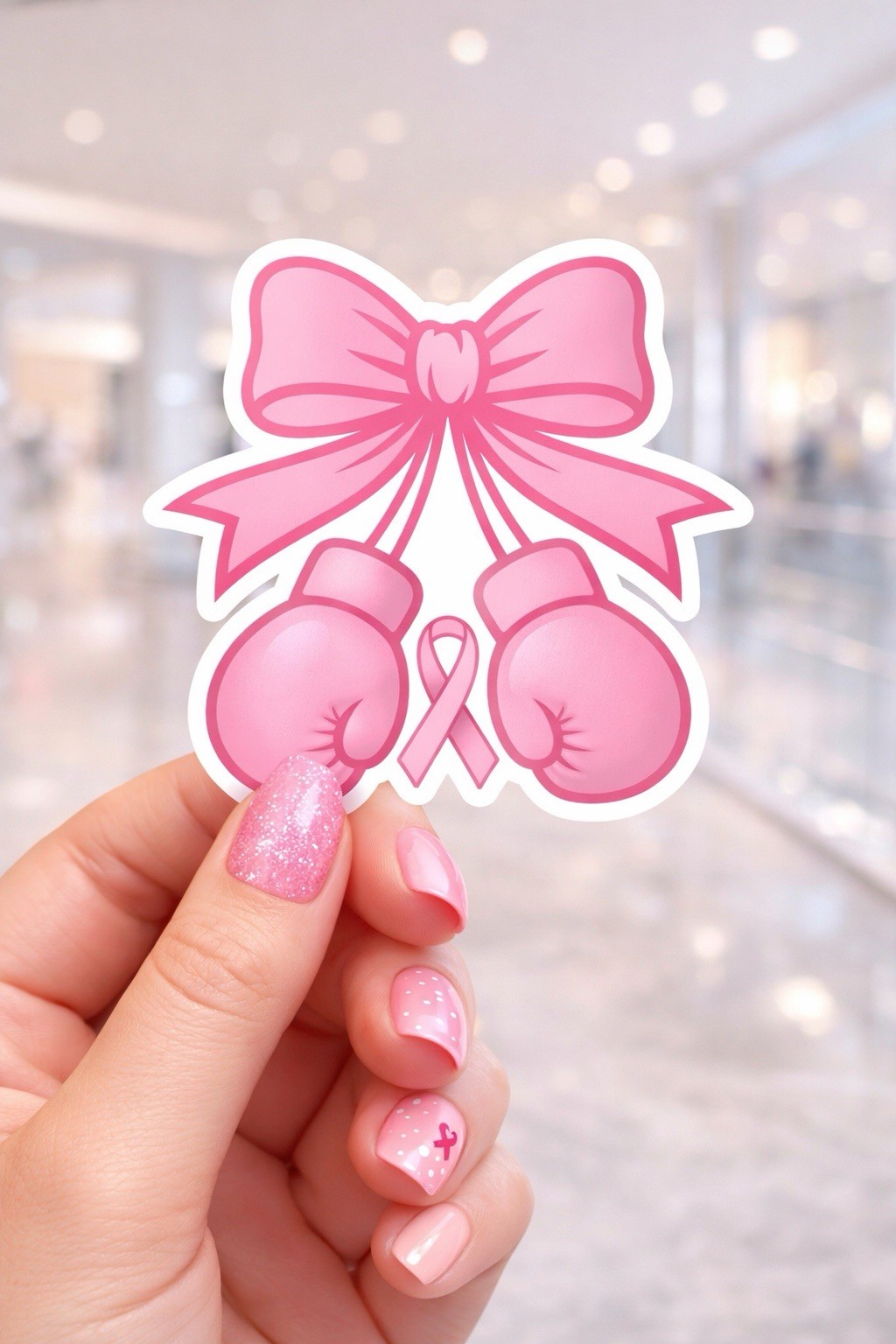 Breast Cancer Sticker Set &ndash; 16 Piece