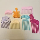 Jem Barbie My Little Pony Princess Doll Combs Lot Of 7 Vintage Hong Kong China