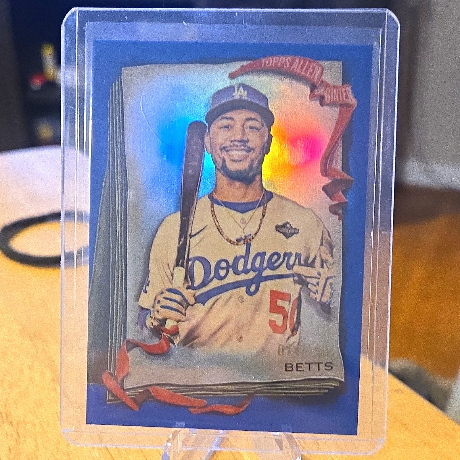 Topps Allen & Ginter 2026 Mookie Betts Los Angeles Dodgers #291 True Blue /150