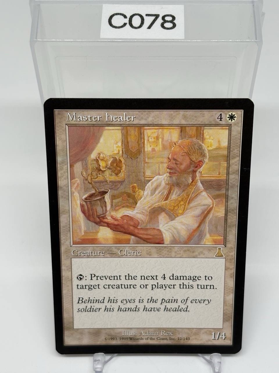 Magic the Gathering MTG Master Healer (12) Urza's Destiny   LP