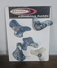 Metolius Powerline Micro Climbing Holds 5 Pack Vintage Blue White USA Rock Wall