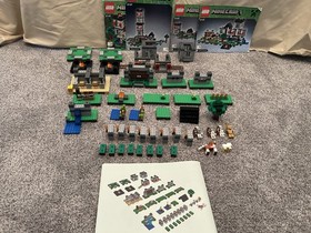 LEGO Minecraft: The Fortress 21127 Used Complete set! and manuals