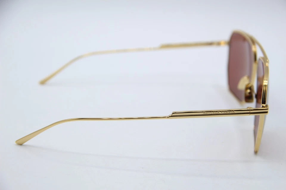 NUEVAS GAFAS DE SOL BOTTEGA VENETA BV 1012S 006 DORADAS AUTÉNTICAS MONTURAS 60-13 Foto 4 de 4