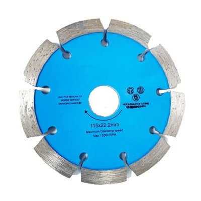 LEVOX Diamond Rake Disc 115x8mm. 8mm Mortar Removal Tool Mortar Raking Disc Blade