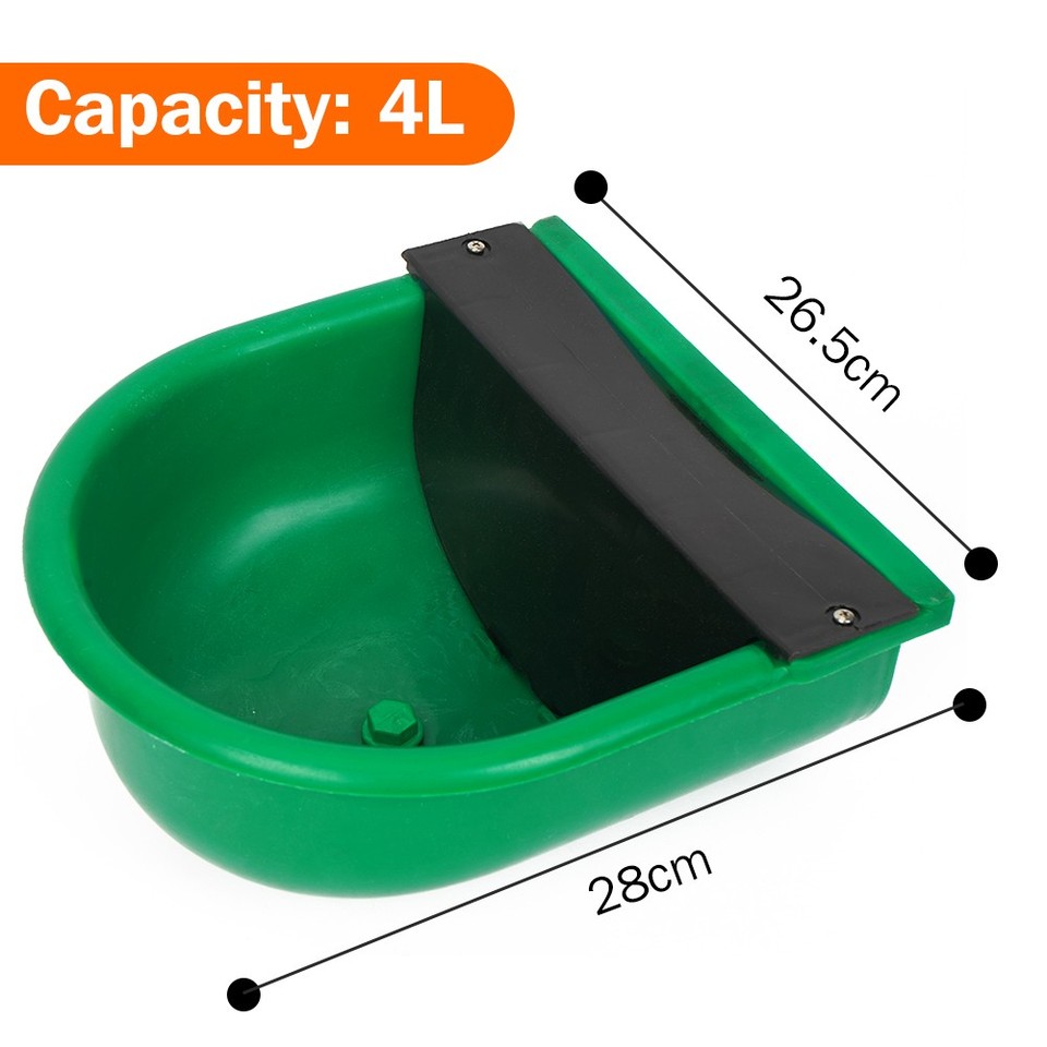 4L Animal Automatic Float Valve Drinker WATER TROUGH Bowl Sheep Horse ...