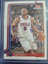 2025 Topps Basketball Tyrese Maxey Hobby Rip Night #BK5 Philadelphia 76ers