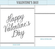 VALENTINE'S DAY Metal Cutting Dies Stamp Set Scrapbooking Cards Embossing