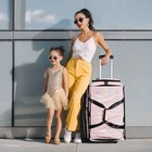 Byootique Dance Competition Bag with Wheels Dance Suitcase Travel Duffle FA Rose — photo 6
