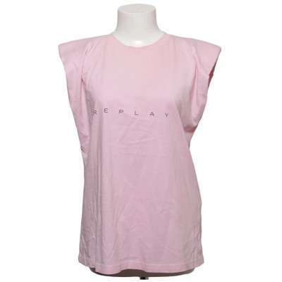 Replay, Top, Größe: M, Pink, Baumwolle, Print, Damen #sr6
