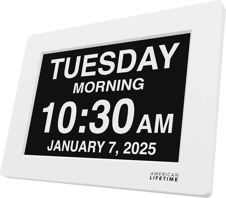 Alzheimer Digital Clock with Custom Alarms, Large Display - Image 3 of 4