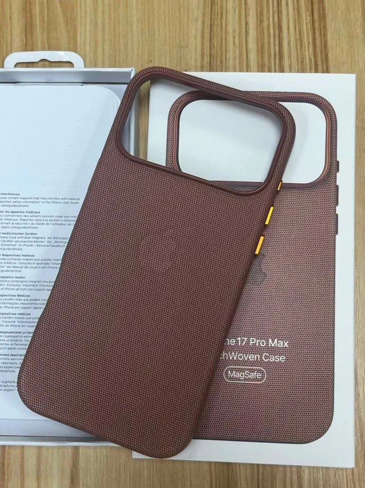 2025 For iPhone 17 Pro Max 17 Pro TechWoven Case with MagSafe Blue Sienna & Logo - Image 3 of 4