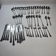 53 Piece Cambridge Jessica Stainless Flatware