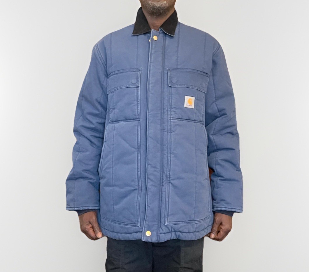 ALTRA Cappotto Carhartt WIP Arctika I032231 BLU NERO STONE WASH M