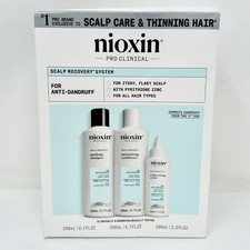 Nioxin Scalp Recovery Anti-Dandruff System Kit Shampoo Conditioner Scalp Serum 
